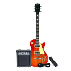 SCORPION - PACK GUITARRA ELECTRICA NATURAL - SUNBURST + AMPLIFICADOR + COLGADOR