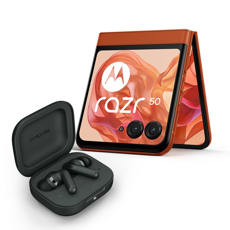 Razr 50 Naranja 12+512GB + Motobuds+