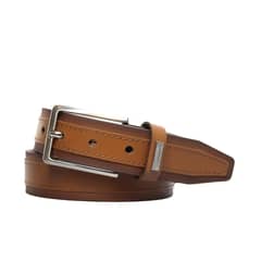 CRAFTMEN - Cinturón de hombre Oliver Brandy 100% cuero natural