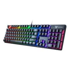 ONIKUMA - Teclado Gamer Mecánico con Luz Led Rgb