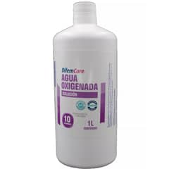 DIFEM - Agua Oxigenada 10vol. 1 Litro Linea Cosmética