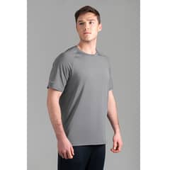 ULTIMATE - POLERA MC RAGLAN SPORT HOMBRE SILVER.-