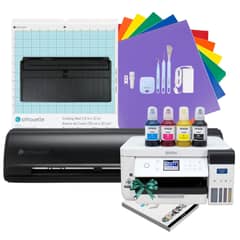 EPSON - KIT CAMEO 5 BLACK + IMPRESORA SUBLIMACION F170