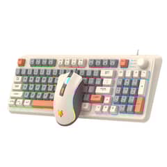 CRUSEC - Teclado K82 + Mouse Para PC Gamer Con Luces LED RGB