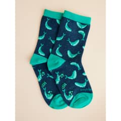 HUSH PUPPIES - Calcetin Azul Oscuro Whale Niño