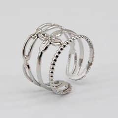 19V69 ITALIA - Anillo Italia Dorado Mujer - Plateado