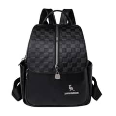 GENERICO - Mochila Mujer Cuero PU Elegante Gran Capacidad