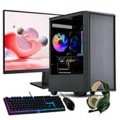 HYPERPC - PC GAMER + MONITOR 24 + Perif: INTEL CORE i3 13100 16gb 1Tb GTX 1650 WiFi