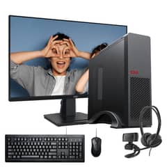 HYPERPC - PC mini + MONITOR 24 + Perif AMD RYZEN 5 5600GT 16gb 1Tb Vega WiFi