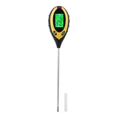 GENERICO - Medidor pH Humedad Suelo Temperatura 4 En 1 Con Iluminacion