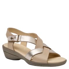 16 HRS - Sandalia Casual Mujer Beige