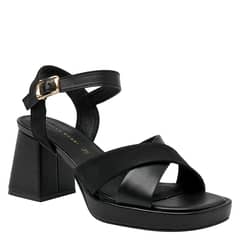 BRUNO ROSSI - Sandalia Vestir Mujer Negro