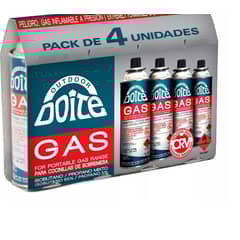 DOITE - Pack De Gas Para Cocinillas 4 Unidades