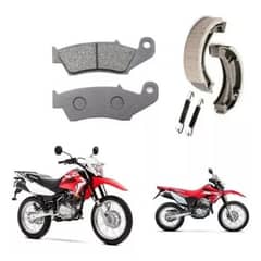 GENERICO - Kit Frenos (pastillas + Balatas) Moto Honda Xr 125 / 150 Ful