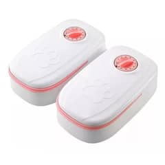 GENERICO - Dispensador De Comida Automatico Roro Comedero Doble Rosa