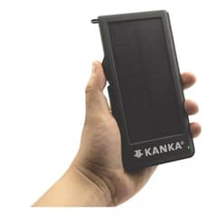 KANKA - Batería Recargable Powerbank 10.000 Mah Carga Solar Color Negro