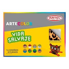 ARTEL - Carpeta Artecolor Vida Salvaje 8 unidades 37 cm