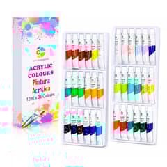 ESHOPANGIE - Set De Pinturas Acrílicas 36 Colores 12ml Arte Profesional