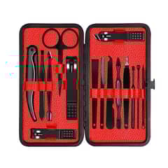 GENERICO - Set caja cortauñas manicure 15 piezas