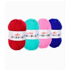GENERICO - Lana Ovillo Línea Bebé set 10 und Colores Surtidos