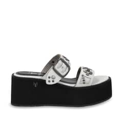 GOTTA - Sandalia Mujer Blanca Plataforma 15620