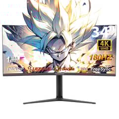 XUNDEFINED - Monitor Gamer Curvo UltraWide 34 4k WUHD 180hz Bocina LIFT