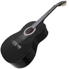 ALAGUEZ - Guitarra Clásica Negra 39”
