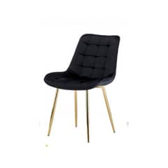 GENERICO - Silla Comedor Felpa Roma - Negro