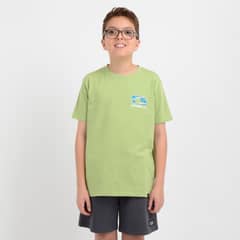 O'NEILL - POLERA MANGA CORTA LITTLE WAVE VERDE