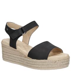 16 HRS - Sandalia Casual Mujer Negro