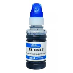 LOGIC - Tinta T504 Para Epson Ecotank Color Cian 70 ml L4150/L6191