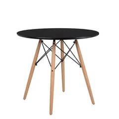 GENERICO - Mesa de comedor Eames 100 cm - Negra.