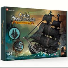 CUBICFUN - Puzzle 3d Barco Queen Anne´s Revenge XL 328 piezas