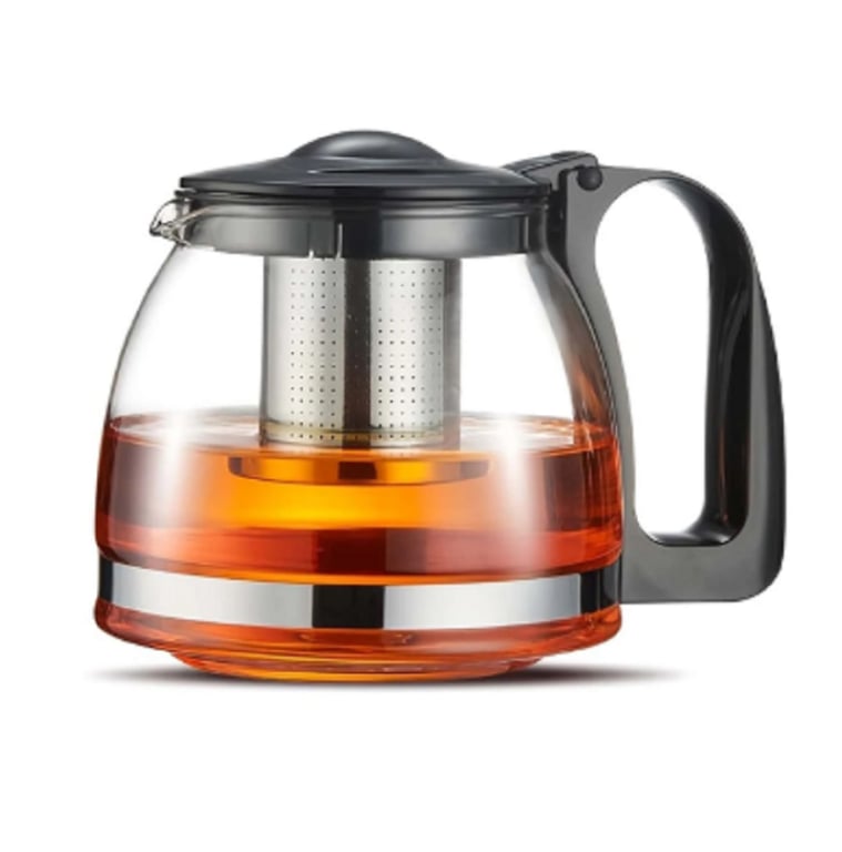 INFUSOR TAZÓN CON FILTRO DE VIDRIO PARA TE Y HIERBAS 1200 ML