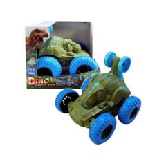 GENERICO - Auto Dino 360° Stunt Car-vehículo Dinosaurio a Pila Azull