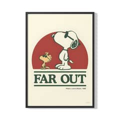 CREANGO - CUADRO POSTER SNOOPY FAR OUT 33X43