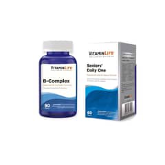 VITAMIN LIFE - B COMPLEX 90 TABLETAS + SENIOR DAILY ONE 60 TABLETAS - VITAMINLIFE