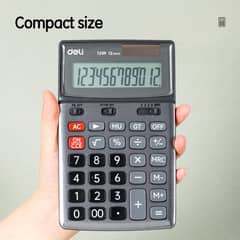 DELI - Calculadora Escritorio 1239 Pantalla 12d 26x172x107mm