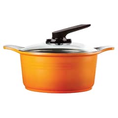 ROICHEN - Cacerola Natural Naranjo 24 cm / 4.4 litros