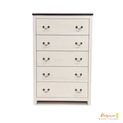 MUEBLES DURAN - Cajonera Julieta 5 Cajones.