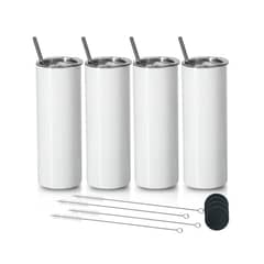 GENERAC - Juego De 4 Vasos Skinny De Acero Inoxidable Con Sublimación