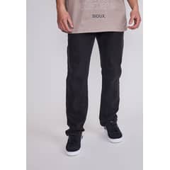 SIOUX - Jeans Hombre Negro Slim Basico