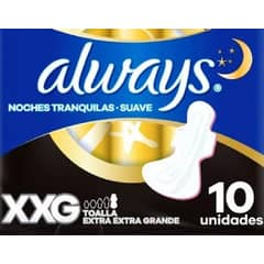 ALWAYS - Toalla Higiénica Noches Tranquilas Nocturna 10nd