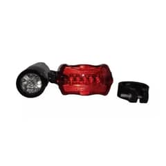 GENERICO - Jgo 2 Luces Led Bicicicleta / Rojo Y Blanco Con Pila