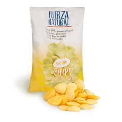 FUERZA NATURAL - Pack 6 Chips Sal de Mar Snack Sabor Tocino