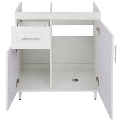 DOMSA - Mueble base para lavaplato PVC-PI-80 Blanco 80x90x47cm