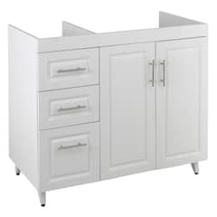 DOMSA - Mueble base para lavaplato PVC-PI-100 Blanco 100x90x47cm