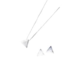 JOYAS MONTERO - Conjunto Africa Con Baño de Oro Blanco