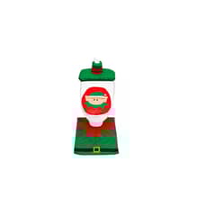 GENERICO - Set De Baño Duende 3 Piezas Adorno Navidad Decoración Green