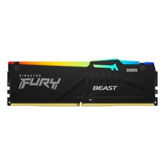 KINGSTON - Memoria RAM Fury Beast RGB DDR5 16GB 5600MTs CL40